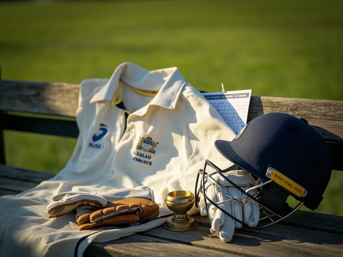 Domestic cricket squad editorial spread