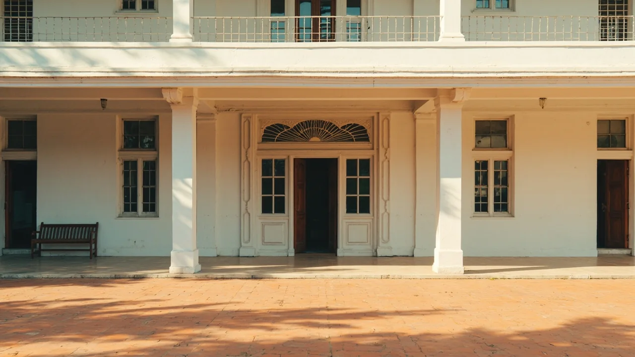 Pavilion exterior in daylight used as the official website page editorial cover